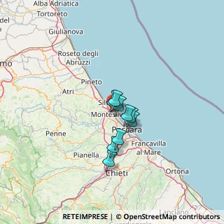 Mappa Via Grecia, 65015 Montesilvano PE, Italia (12.211)