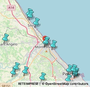 Mappa Via Grecia, 65015 Montesilvano PE, Italia (5.99529)