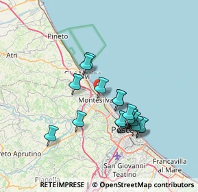 Mappa Via Grecia, 65015 Montesilvano PE, Italia (6.51)