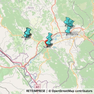 Mappa Via Caterina Franceschi Ferrucci, 05035 Narni TR, Italia (7.26583)
