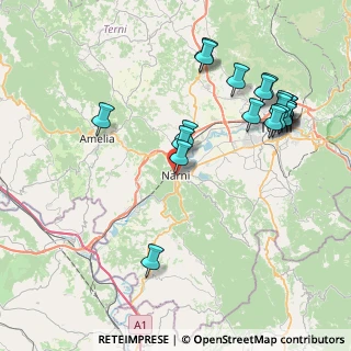Mappa Via Caterina Franceschi Ferrucci, 05035 Narni TR, Italia (9.3675)