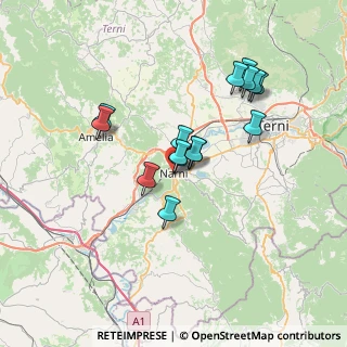 Mappa Via Caterina Franceschi Ferrucci, 05035 Narni TR, Italia (6.23067)
