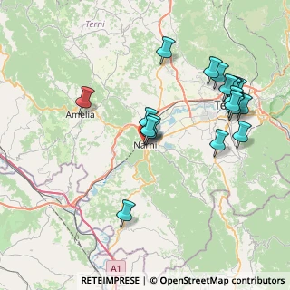 Mappa Via Caterina Franceschi Ferrucci, 05035 Narni TR, Italia (8.7615)