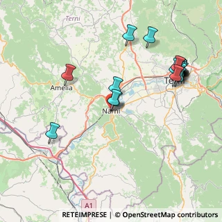 Mappa Via Caterina Franceschi Ferrucci, 05035 Narni TR, Italia (9.6575)