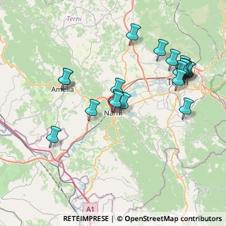 Mappa Via Caterina Franceschi Ferrucci, 05035 Narni TR, Italia (8.7245)