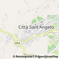 Térkép Città Sant'Angelo