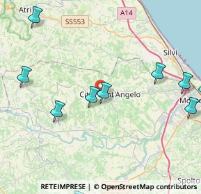 Mappa Via colle macine, 65013 Città Sant'Angelo PE, Italia (5.91636)