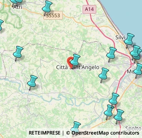 Mappa Via colle macine, 65013 Città Sant'Angelo PE, Italia (7.0375)