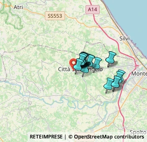 Mappa Via colle macine, 65013 Città Sant'Angelo PE, Italia (2.251)