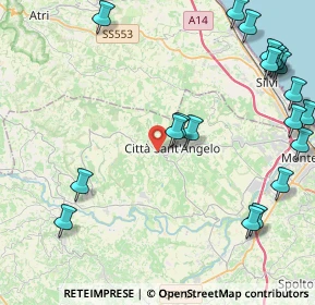 Mappa Via colle macine, 65013 Città Sant'Angelo PE, Italia (5.943)