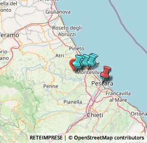 Mappa Via colle macine, 65013 Città Sant'Angelo PE, Italia (15.57)