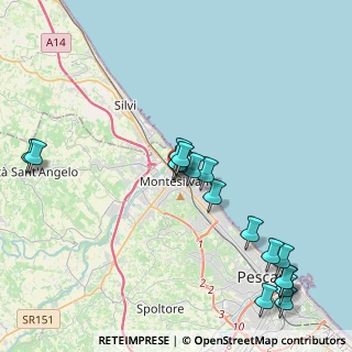 Mappa Piazza Beni, 65015 Montesilvano PE, Italia (4.87588)