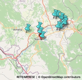 Mappa Località Santa Lucia, 05035 Narni TR, Italia (7.67308)