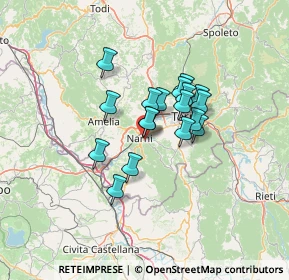 Mappa Località Santa Lucia, 05035 Narni TR, Italia (9.51056)