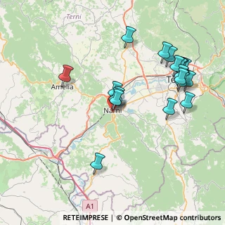 Mappa Via XX Settembre, 05035 Narni TR, Italia (8.893)
