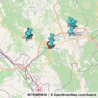 Mappa Via XX Settembre, 05035 Narni TR, Italia (7.43667)