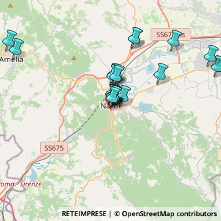 Mappa Via XX Settembre, 05035 Narni TR, Italia (3.444)