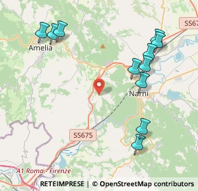 Mappa Strada di Corviano, 05035 Narni TR, Italia (4.98)