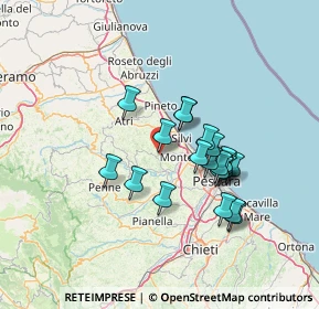 Mappa Via Serafino Feliciani, 65013 Città Sant'Angelo PE, Italia (12.0815)