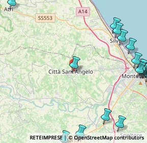 Mappa Via Serafino Feliciani, 65013 Città Sant'Angelo PE, Italia (6.88412)