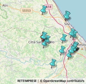 Mappa Via Serafino Feliciani, 65013 Città Sant'Angelo PE, Italia (4.532)