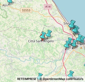 Mappa Via Serafino Feliciani, 65013 Città Sant'Angelo PE, Italia (6.24824)