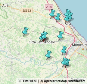 Mappa Via Serafino Feliciani, 65013 Città Sant'Angelo PE, Italia (3.86071)