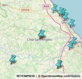 Mappa Via Serafino Feliciani, 65013 Città Sant'Angelo PE, Italia (5.48077)