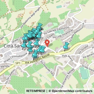 Mappa Via Serafino Feliciani, 65013 Città Sant'Angelo PE, Italia (0.19615)