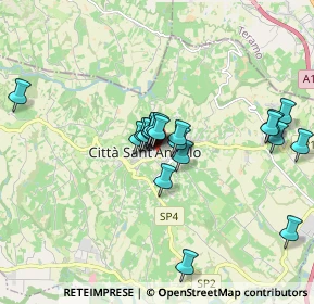 Mappa Via Serafino Feliciani, 65013 Città Sant'Angelo PE, Italia (1.6145)