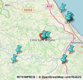 Mappa Vicolo Castagna, 65013 Città Sant'Angelo PE, Italia (5.07429)