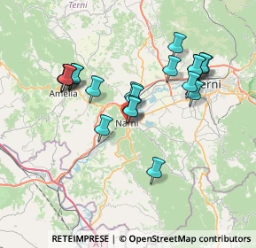 Mappa Via Oliveto, 05035 Narni TR, Italia (7.0035)
