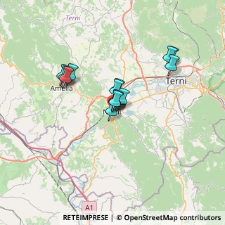Mappa Via Oliveto, 05035 Narni TR, Italia (5.36214)