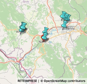 Mappa Via del Suffragio, 05035 Narni TR, Italia (7.36417)