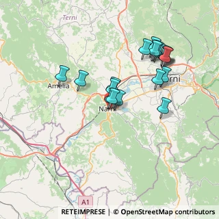 Mappa Via del Suffragio, 05035 Narni TR, Italia (7.44474)