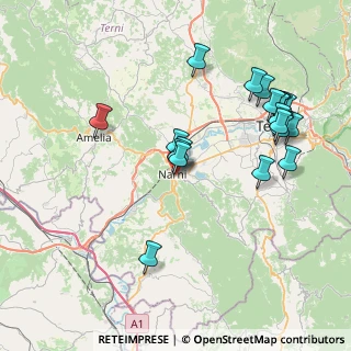 Mappa Via del Suffragio, 05035 Narni TR, Italia (8.68)