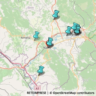 Mappa Via del Suffragio, 05035 Narni TR, Italia (9.03)