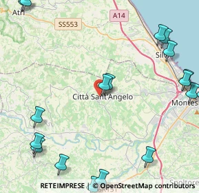 Mappa Vico Procaccini, 65013 Città Sant'angelo PE, Italia (6.774)