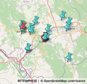 Mappa Via Arco Romano, 05035 Narni TR, Italia (6.375)