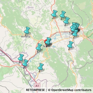Mappa Via C. F. Ferrucci, 05035 Narni TR, Italia (9.8145)