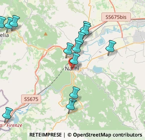 Mappa Piazza Camillo Benso Conte di Cavour, 05035 Narni TR, Italia (4.75)