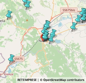 Mappa Via C. F. Ferrucci, 05035 Narni TR, Italia (4.745)