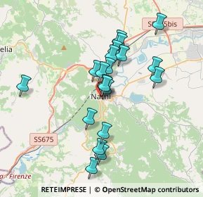 Mappa Piazza Cavour, 05035 Narni TR, Italia (3.2855)