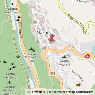 Mappa Via Belvedere, 4, 05035 Narni, Terni (Umbria)