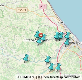 Mappa Contrada Alzano, 65013 Città Sant'Angelo PE, Italia (3.9075)