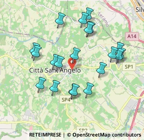 Mappa Contrada Alzano, 65013 Città Sant'Angelo PE, Italia (1.9675)