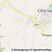 Map Città Sant'Angelo
