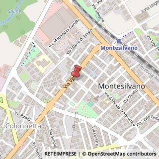 Mappa Via Muzi, n.2, 65015 Montesilvano, Pescara (Abruzzo)