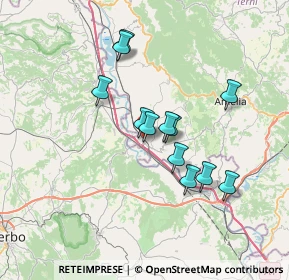 Mappa Viale Cesare Battisti, 05012 Attigliano TR, Italia (6.12083)