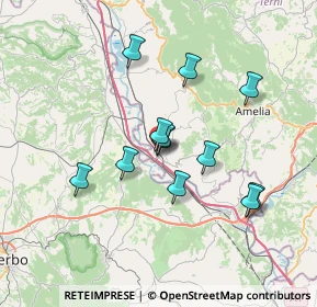 Mappa Viale Cesare Battisti, 05012 Attigliano TR, Italia (6.25583)